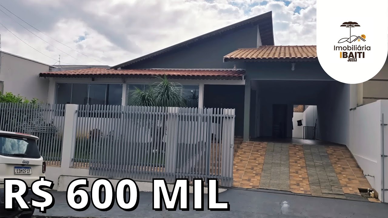CASA 3 QUARTOS COM 1 SUITE QUINTAL AMPLO R$ 600 MIL-Código:2547