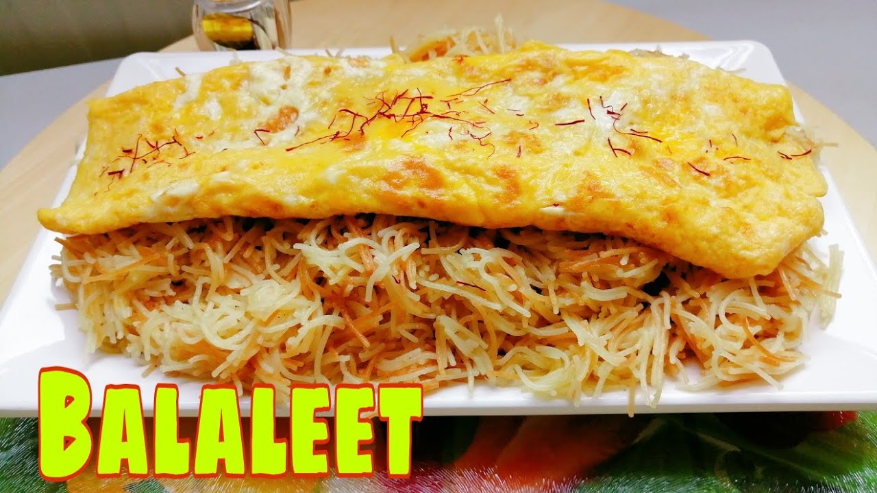 HOW TO MAKE(BALALEET) /traditional Emirati breakfast