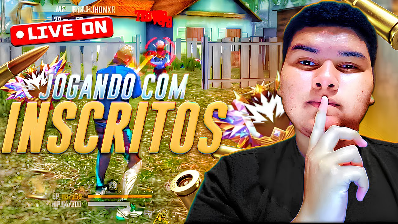 🔴LIVE ON!! VOLTEII MINHA TROPA VEM JOGAR IRUUUU - #xiterff#freefire