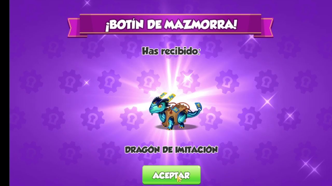 dragon mania legends botin de mazmorra dragón imitacion