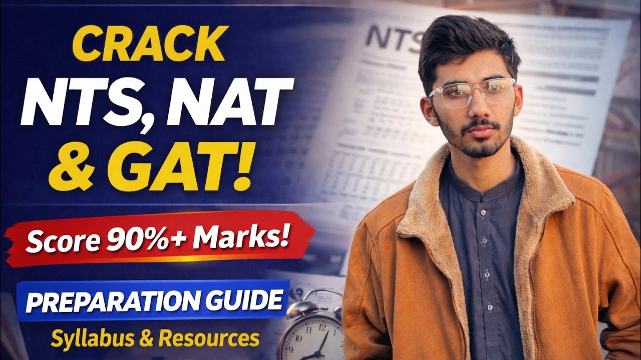 How to Prepare for NTS, NAT & GAT in Pakistan | Full Syllabus + Strategy 2026 