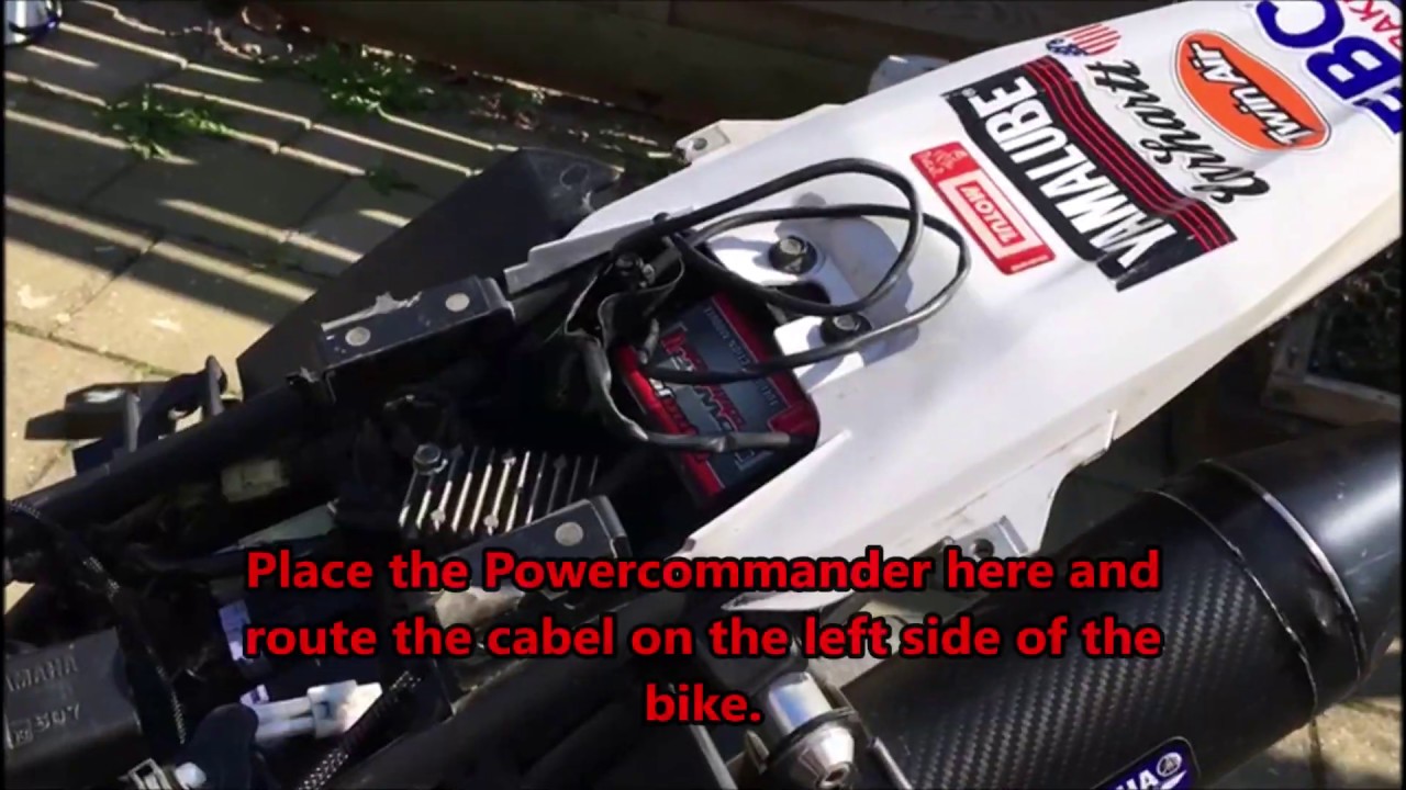 WR125X Powercommander V installation guide.