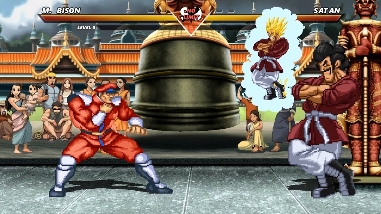 M. BISON vs MR. SATAN - Epic Combat @(1080) - 60 fps✔️