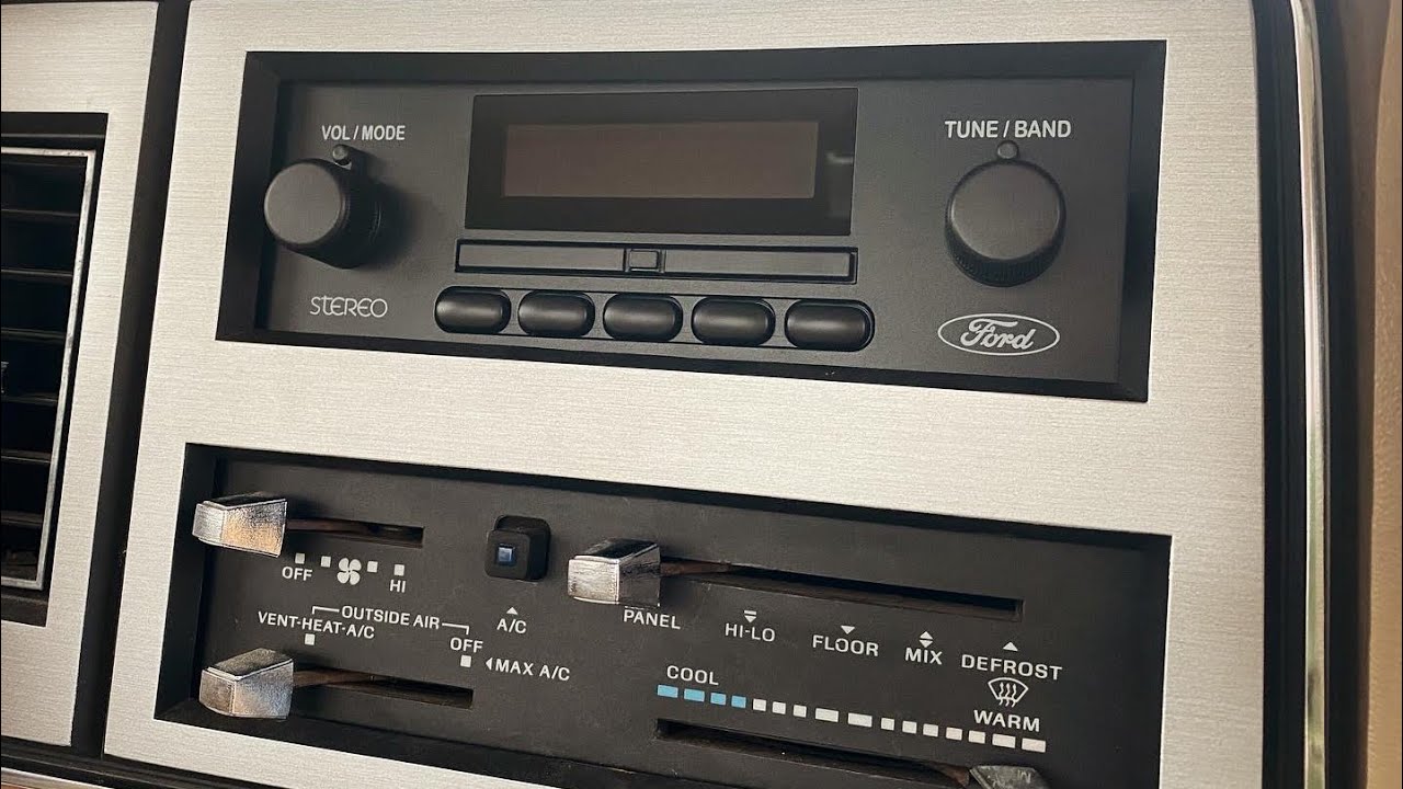 Ford Ranger Retrosound Dallas radio install