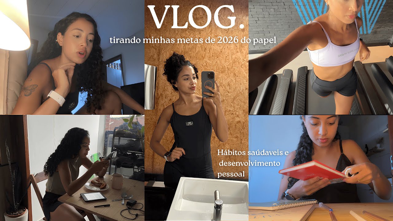 Vlog: 2 dias vivendo a versão que quero ser em 2026 | planner, corrida e alimentação