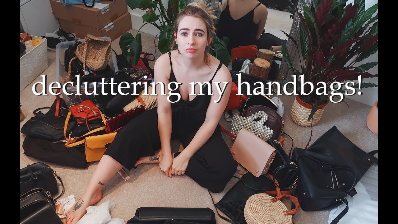 DECLUTTERING MY HANDBAGS BY HALF!