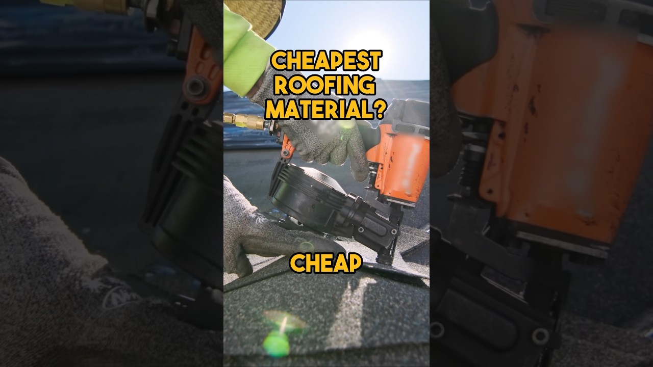 Cheapest roofing material 😳