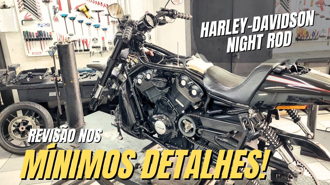 REVISÃO NOS MÍNIMOS DETALHES (HARLEY NIGHT ROD 2014) PROBLEMAS RELACIONADOS A OXIDAÇÃO E MARESIA