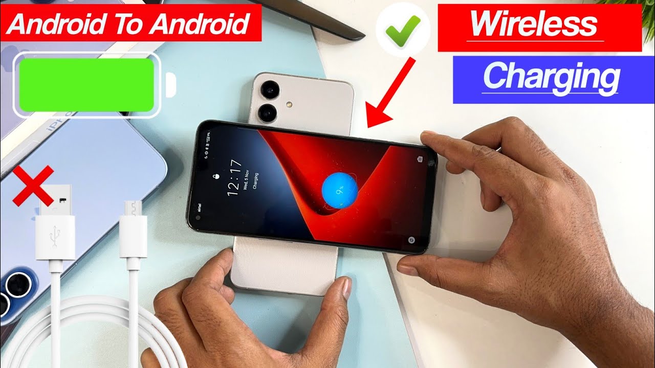 Включить беспроводную зарядку Android на Android | Как перенести зарядку с одного телефона на другой