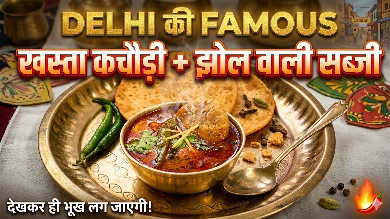 Halwai style khasta kachori aur Jhol wali Aalu ki sabji |secret tips ke sath! 🥟🔥