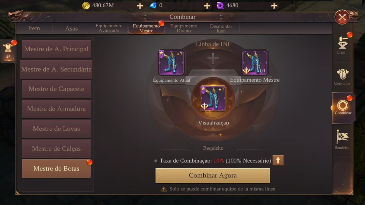 MU: Dark Epoch - EQUIPAMENTOS MESTRE