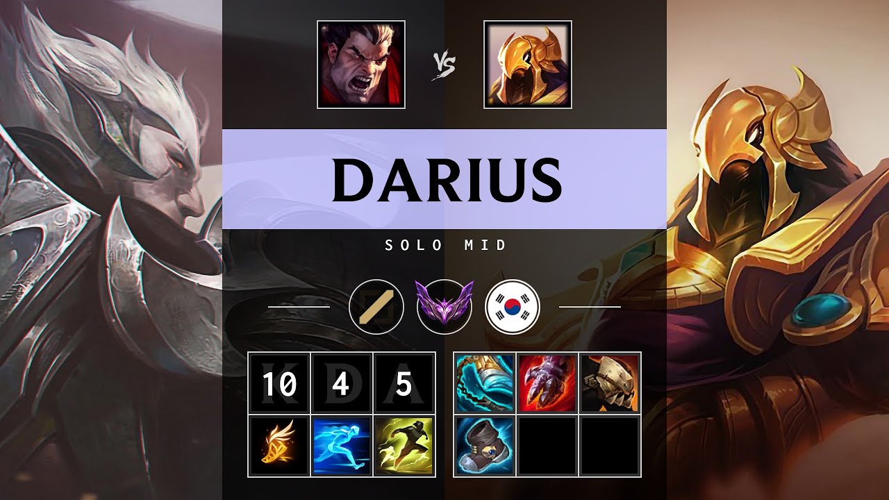 Darius Mid vs Azir - KR Master Patch 25.04