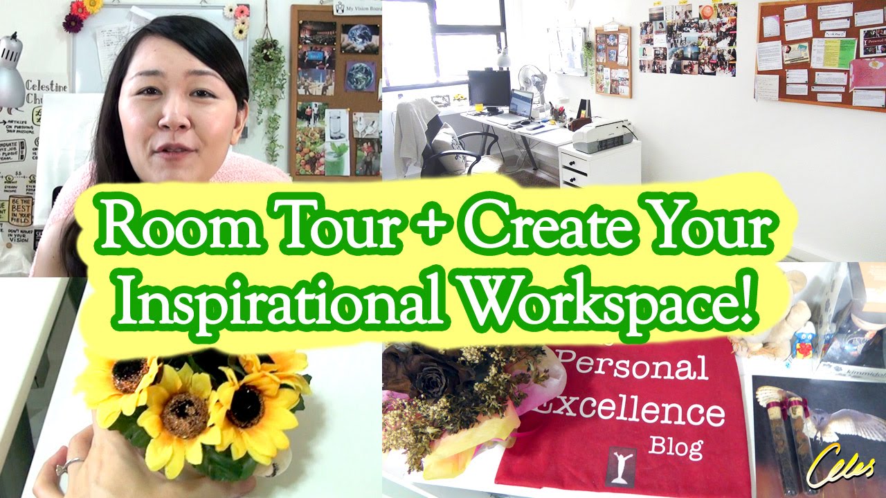 Room Tour + Create Your Inspirational Workspace!