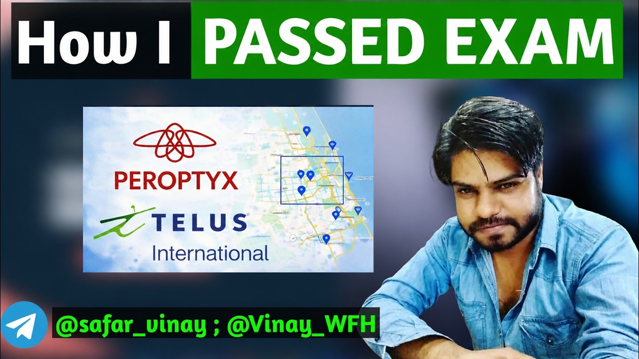 How I Passed the Peroptyx Maps Exam👍#wfh #workfromhome