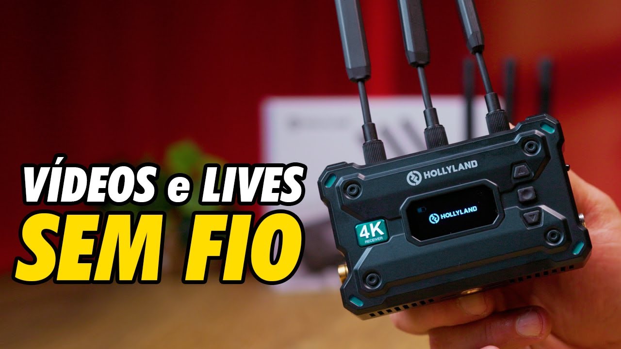 VÍDEOS e LIVES em 4K SEM FIOS: Hollyland PYRO S