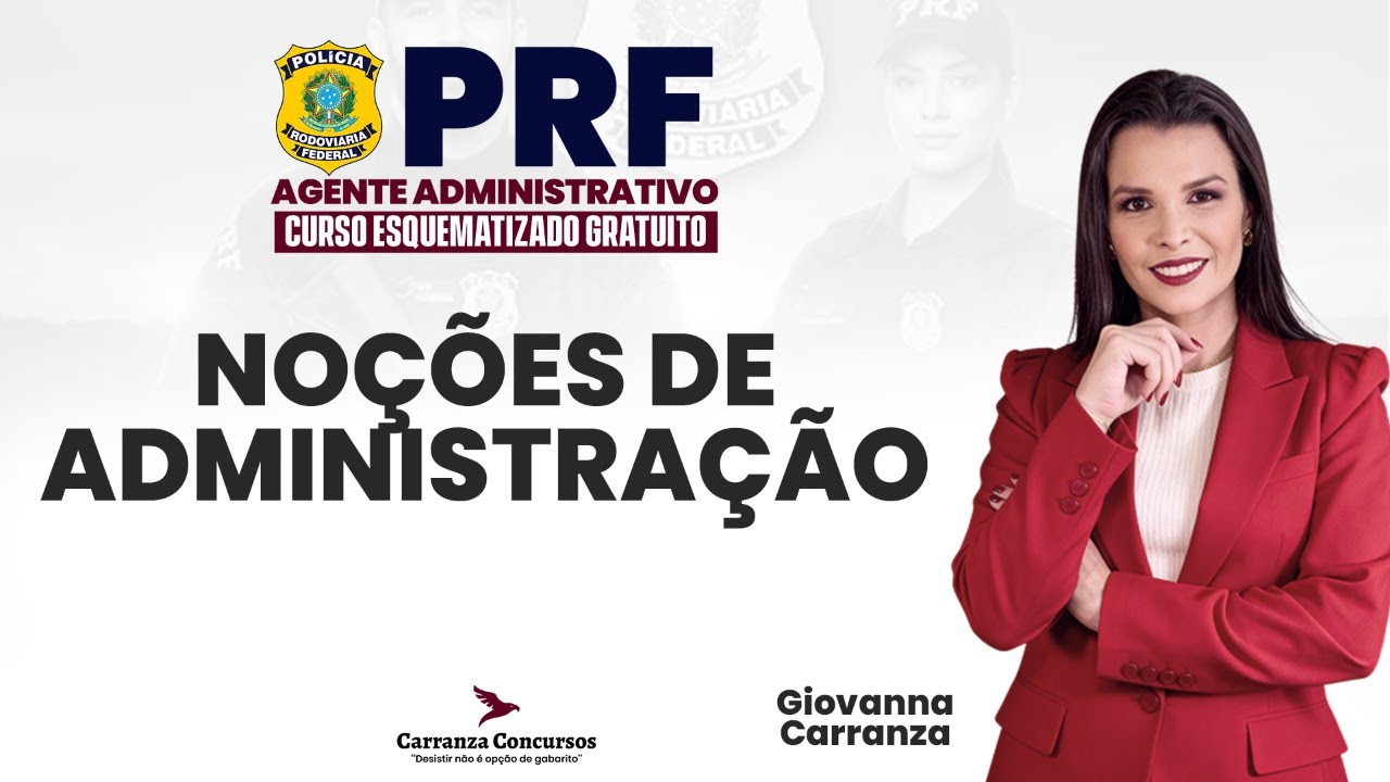 Concurso PRF 2026 | Noções de Administração | Fundamentos que Caem na Prova