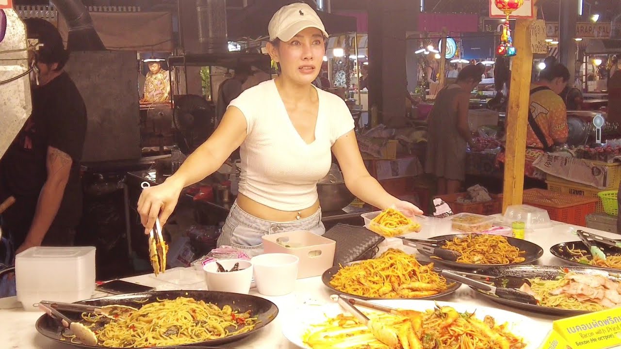 Pattaya Street Food,Best Night Market, Thailand 2024