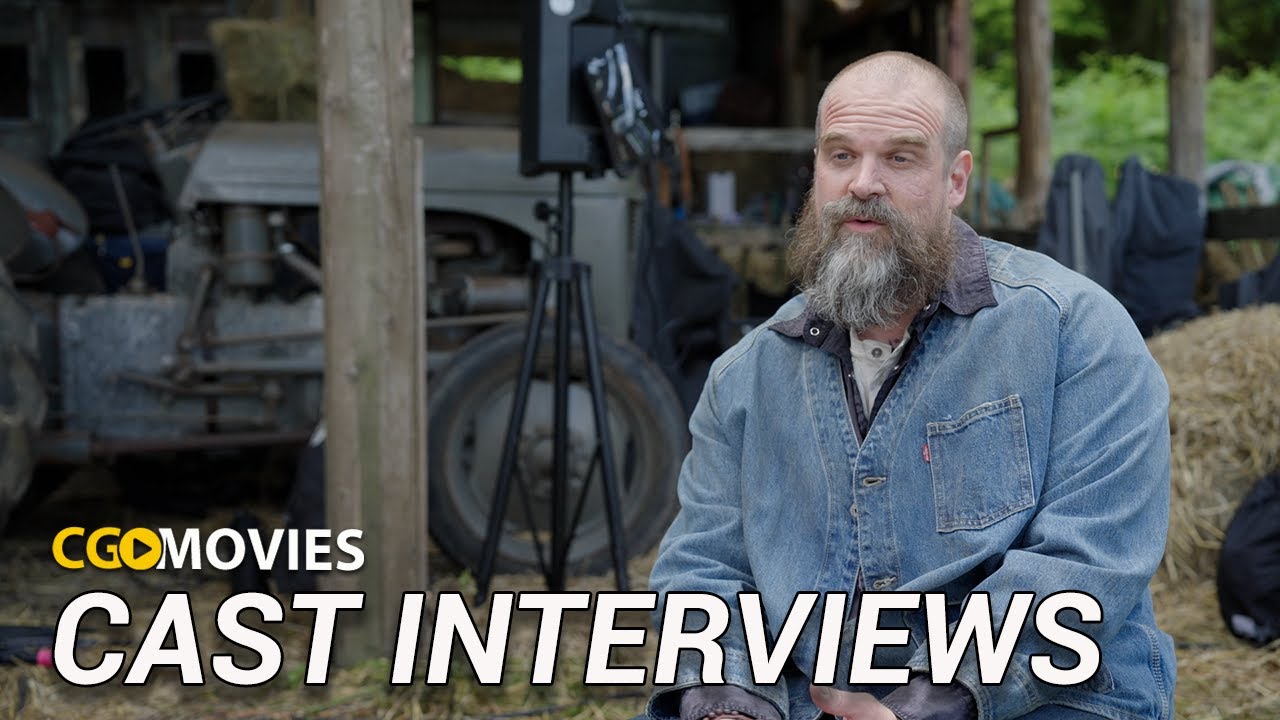 A Working Man (2025) | Cast & Crew Interviews with David Harbour, Michael Peña & More
