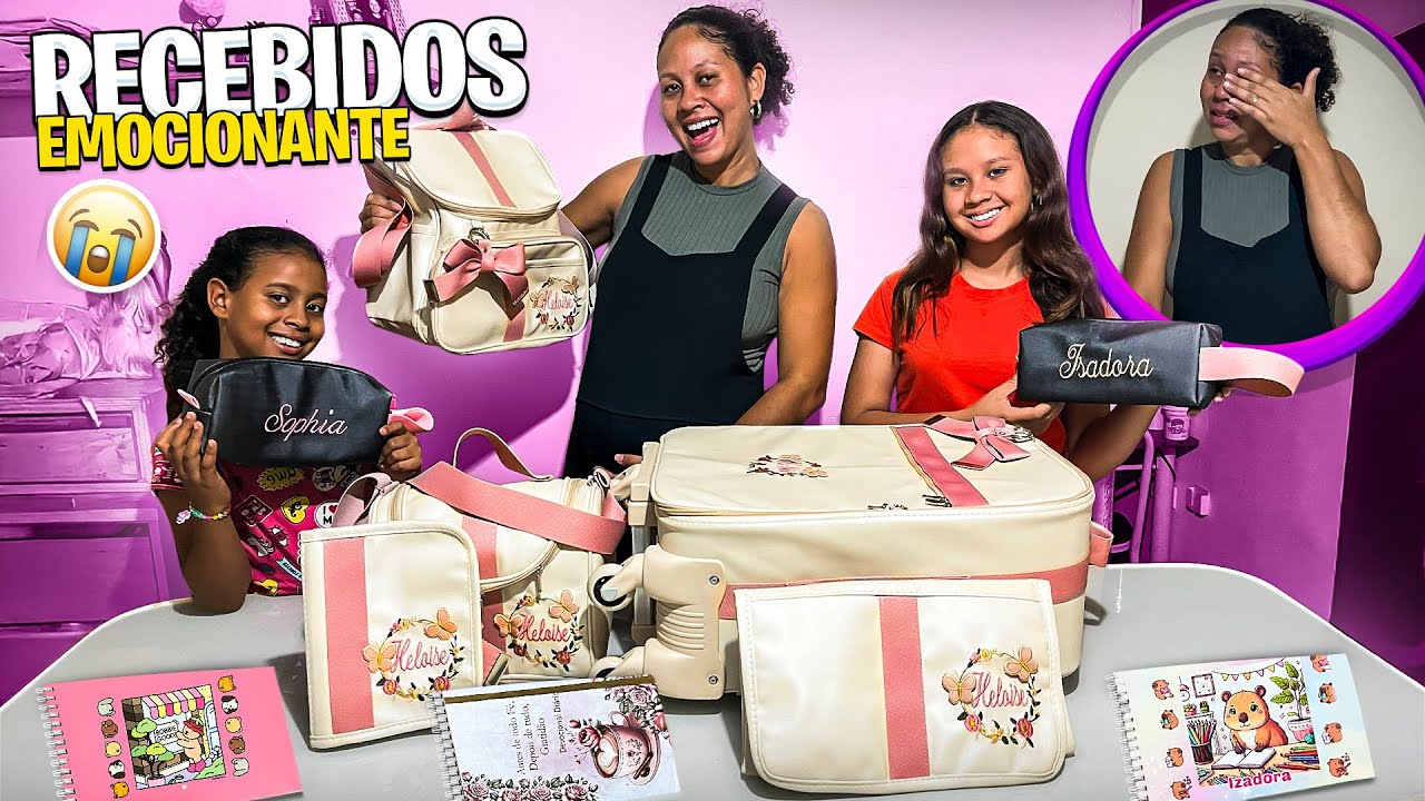 ESSE RECEBIDO NOS FEZ CHORAR DE EMOÇÃO😭QUE LINDOOOOOS,NUNCA TIVEMOS ISSO ANTES😱