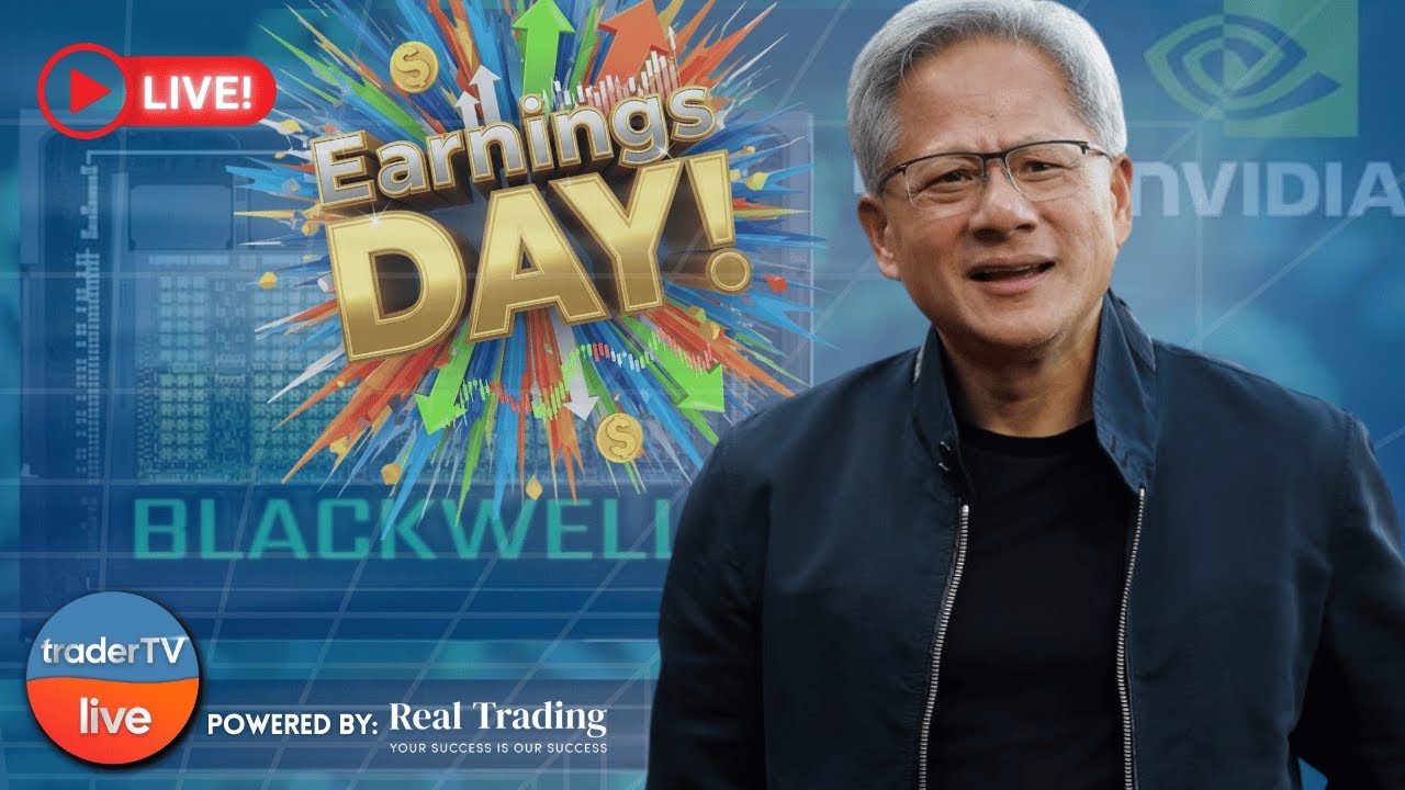Nvidia Earnings Hype 🚀 $PYPL Security Breach❓ Fed Watch & $SPY Trades | Aug 27 Live