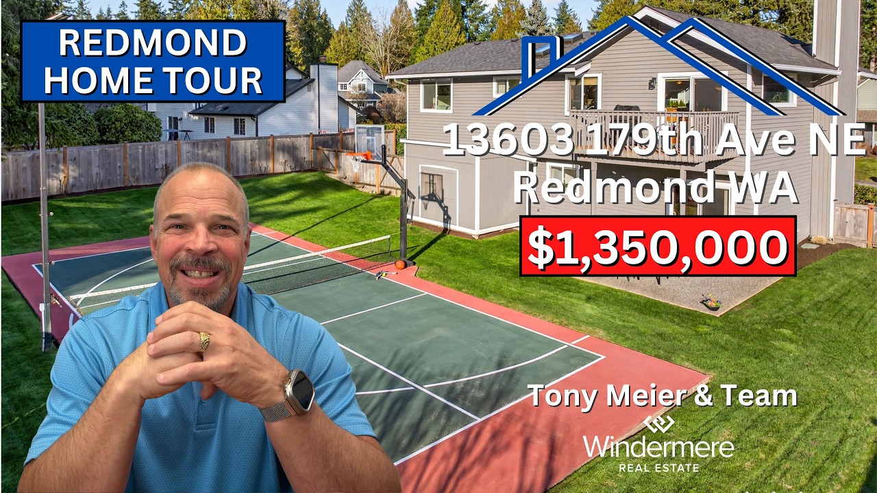 13603 179th Ave NE, Redmond - Fabulous 4 Bedroom home with sport court & RV parking on English Hill.