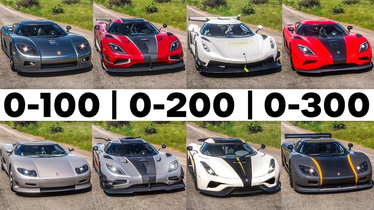 FH5 Acceleration Battle | Koenigsegg Jesko, Agera RS, One:1, Regera, Agera, CCGT, CCX & CC8S!