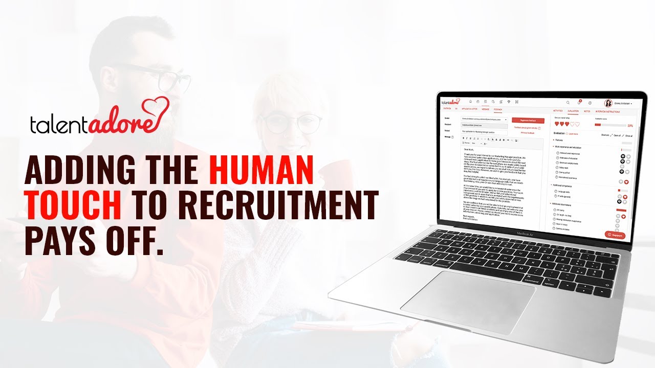 TalentAdore - Adding the human touch to recruitment pays off.
