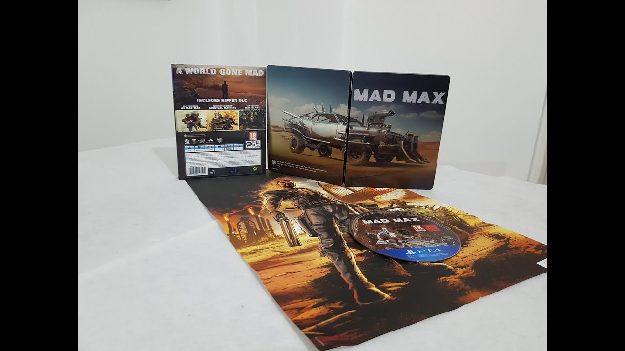 Mad Max Ripper Edition Ps4  unboxing