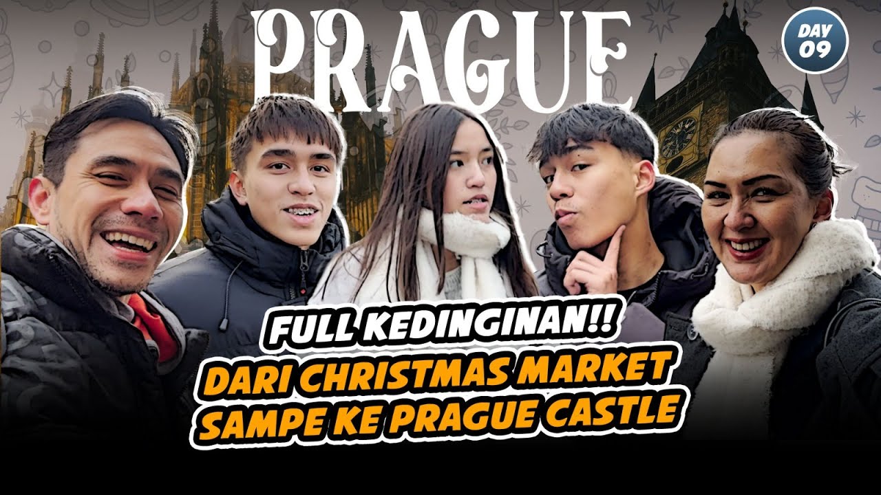 THE SINATHRYA JALAN JALAN DI PRAHA, LIO DIEGO SABRINA KEDINGINAN NYOBAIN STREET FOOD!!