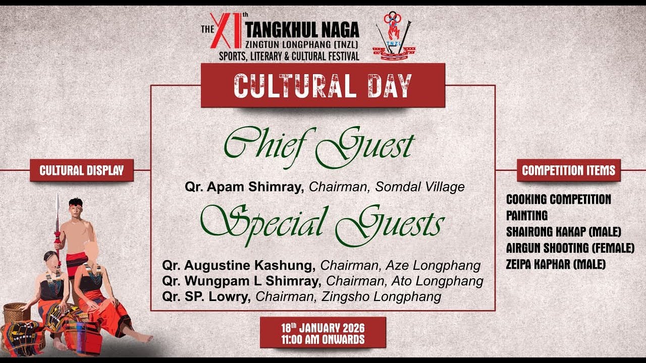 CULTURAL DAY || The XIth (TNZL) Sport, Literary & Cultural Festival 2026