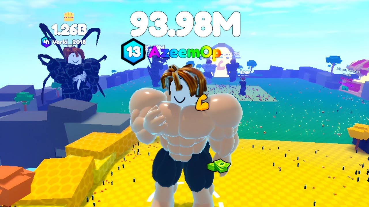 Eat Pizza to Grow GIGACHAD - Becoming GIGACHAD with 94.06M Points in Roblox