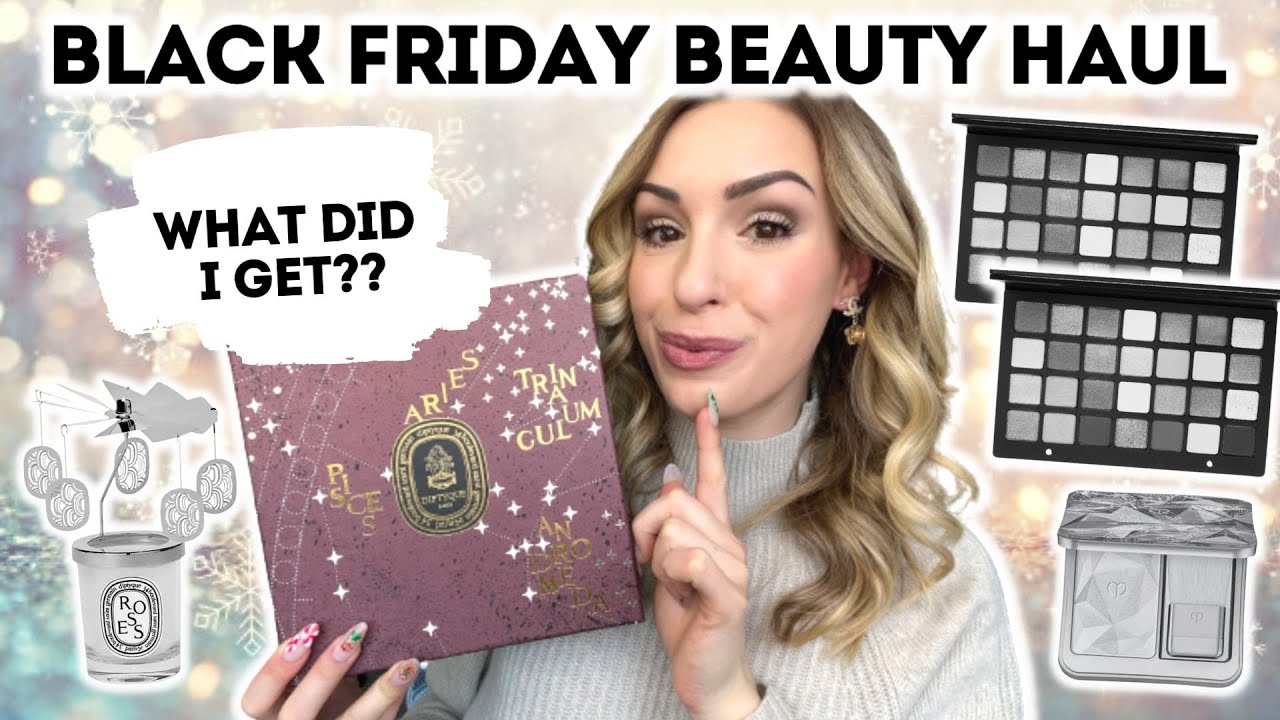 BLACK FRIDAY BEAUTY HAUL 2022 🤑 what did I get??? | DIPTYQUE, NATASHA DENONA, GUERLAIN, CLE DE PEAU