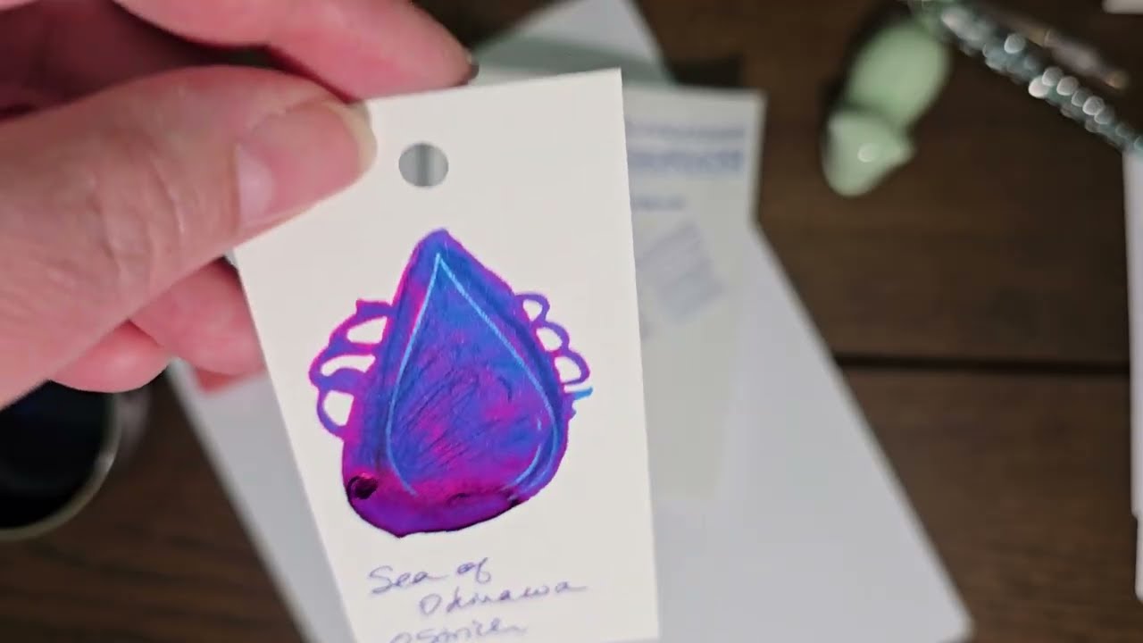 Sea of Okinawa Ink Review Ostrich Ink - Cabbage Patch Soap