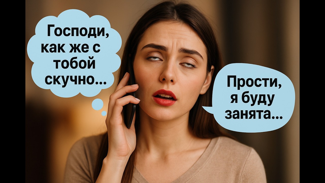 Она не занята. Она просто не хочет тебя. Вот, как это изменить