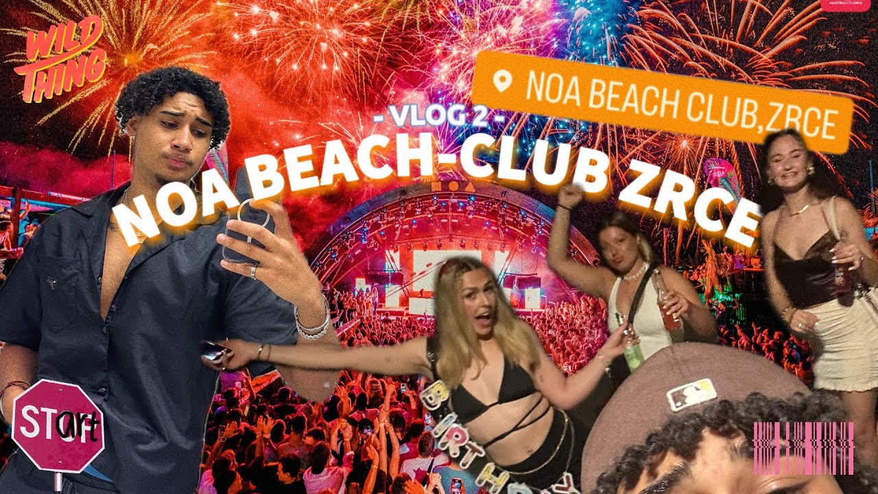 NOA Beach Club in ZRCE KROATIEN 🏝️🪩 || JEERMAINEE