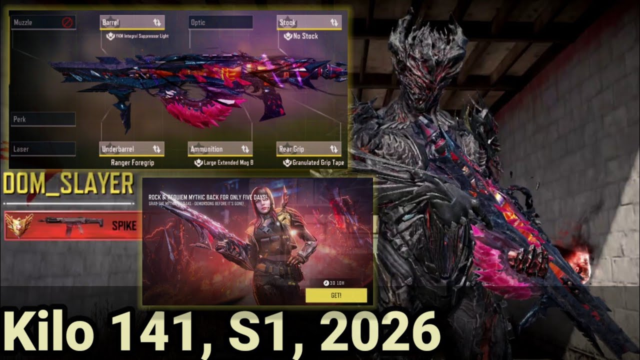 Mythic Kilo 141 Demonsong In Ranked Multiplayer Season 1 Cod Mobile