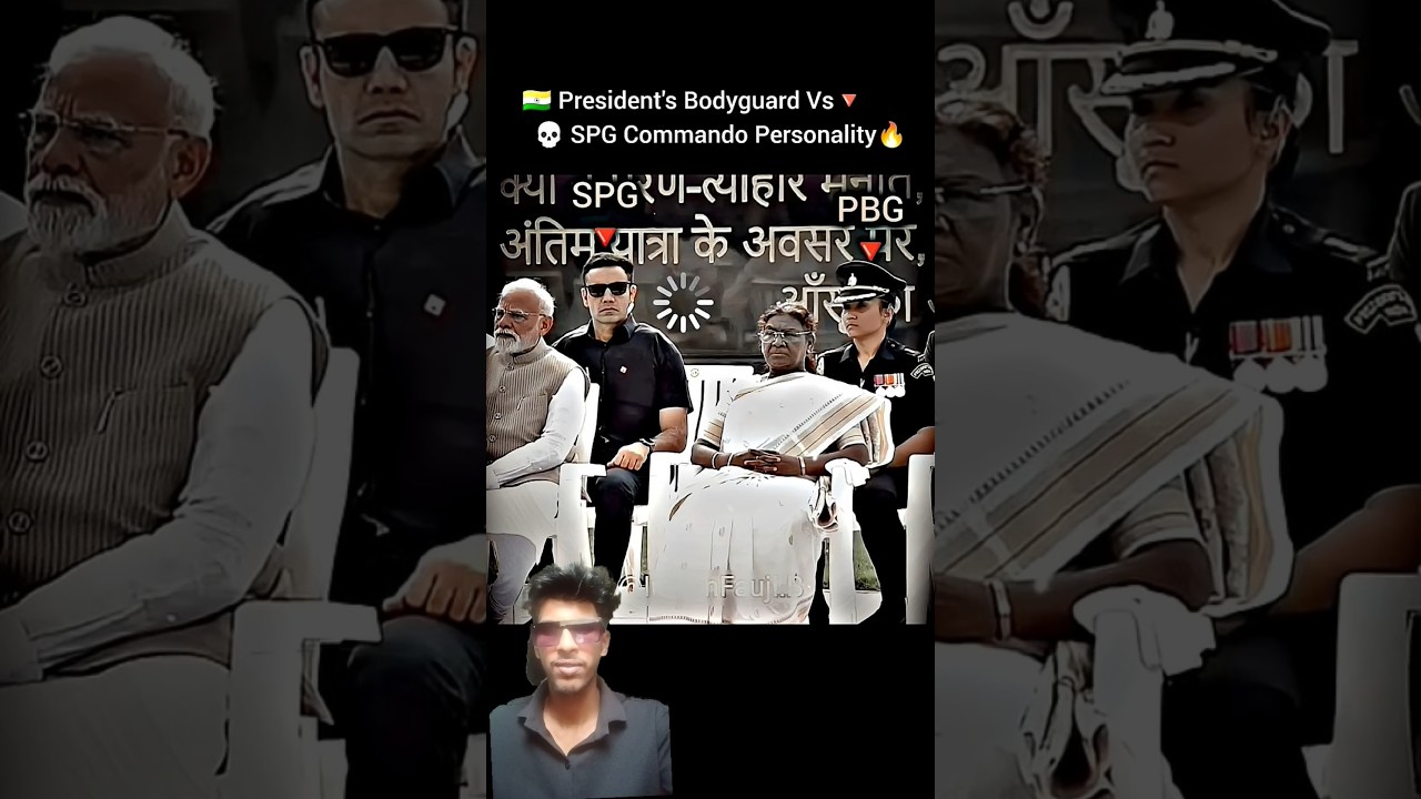 SPG Vs President's Bodyguard☠️ Responsible Protection Discipline✅ #modi​ #spg​ #pmmodi​ #president​