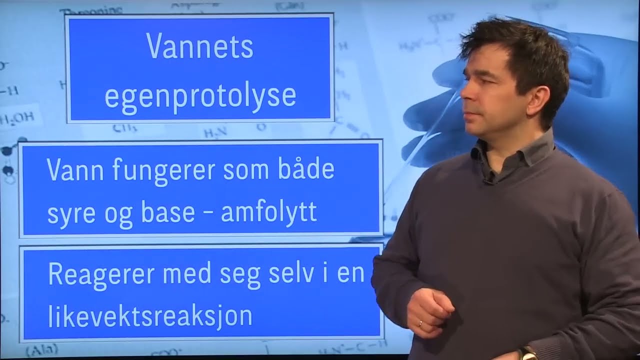 Kjemi 1: Vannets egenprotolyse