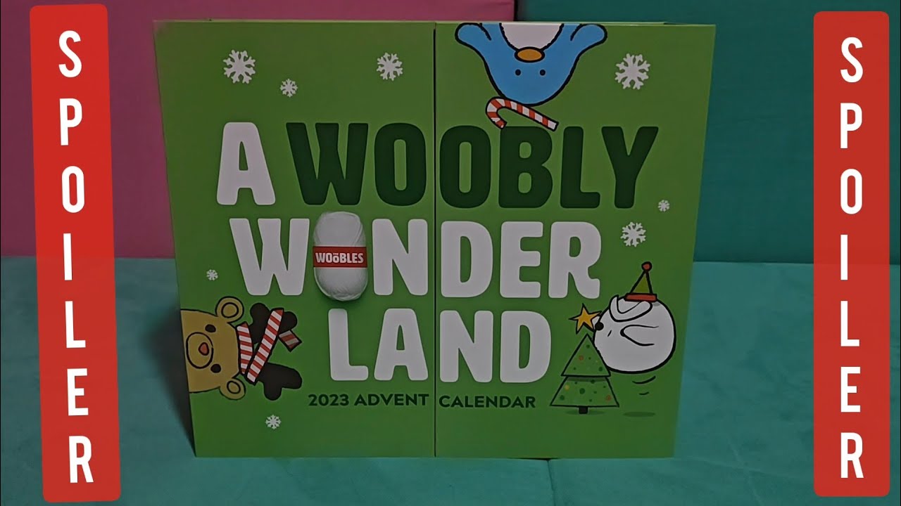 WOOBLES ADVENT CALENDAR REVEAL!!! SPOILER ALERT!!