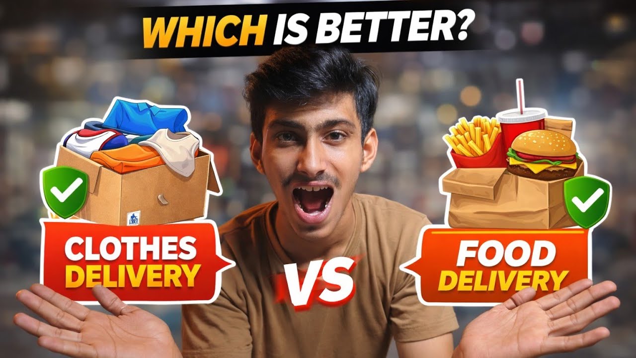 Which Is More Better Clothes Delivery vs Food Delivery? 🤔 