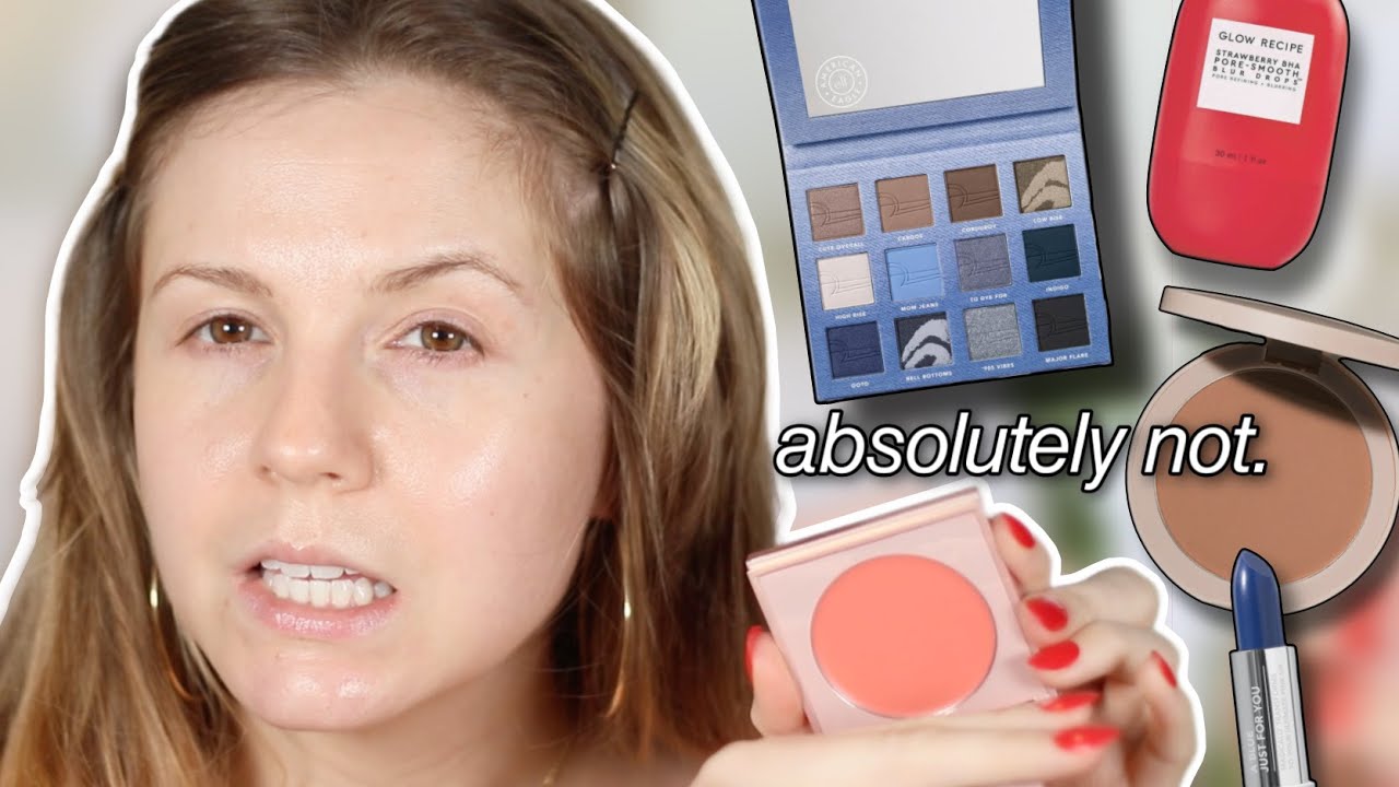 Testing new *viral* makeup... this went SO BAD