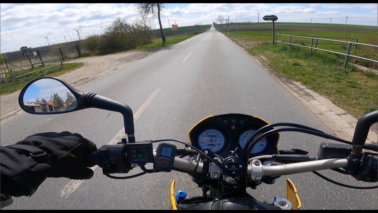erste Fahrt mit der KTM Duke 2
