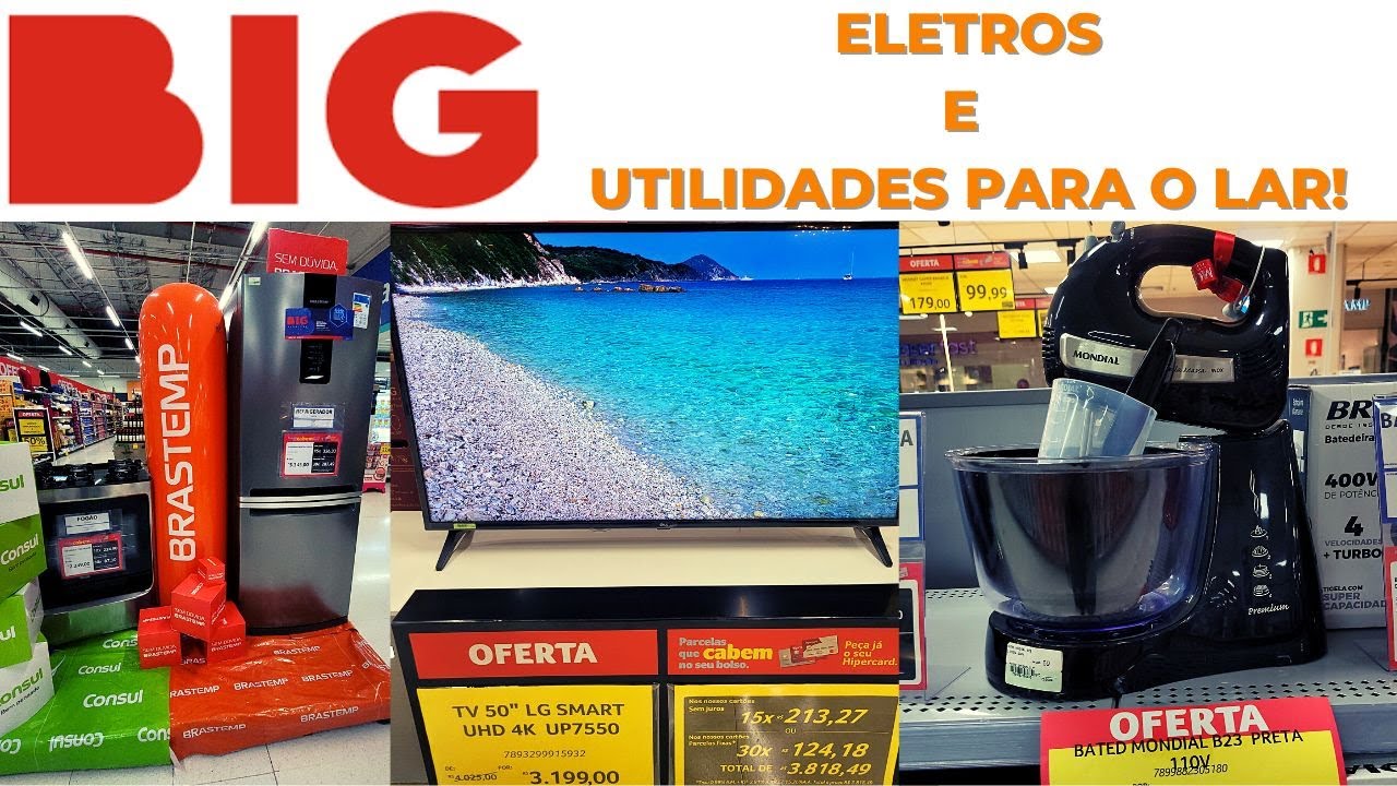 [OFERTAS DO M&Ecirc;S] - Supermercado BIG - Eletros e Utilidades para o LAR !!!
