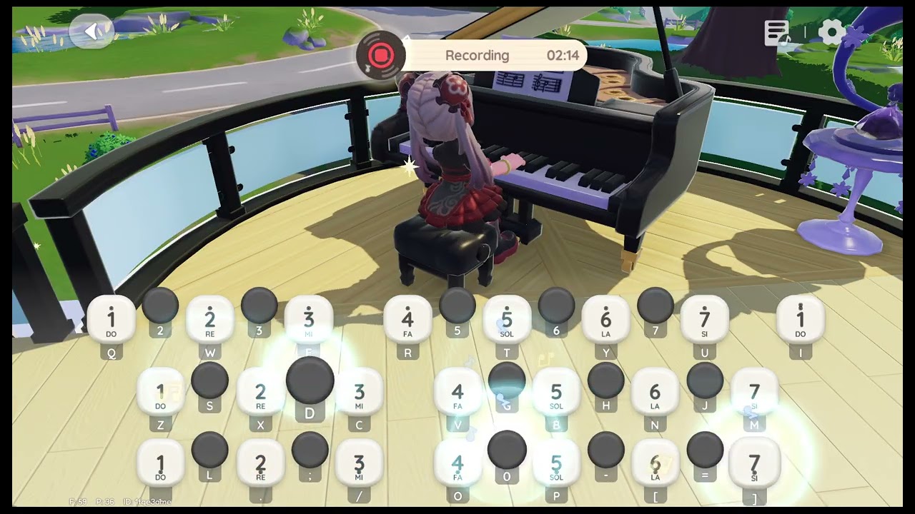 Bathtub Mermaid (Mili) | Heartopia Piano