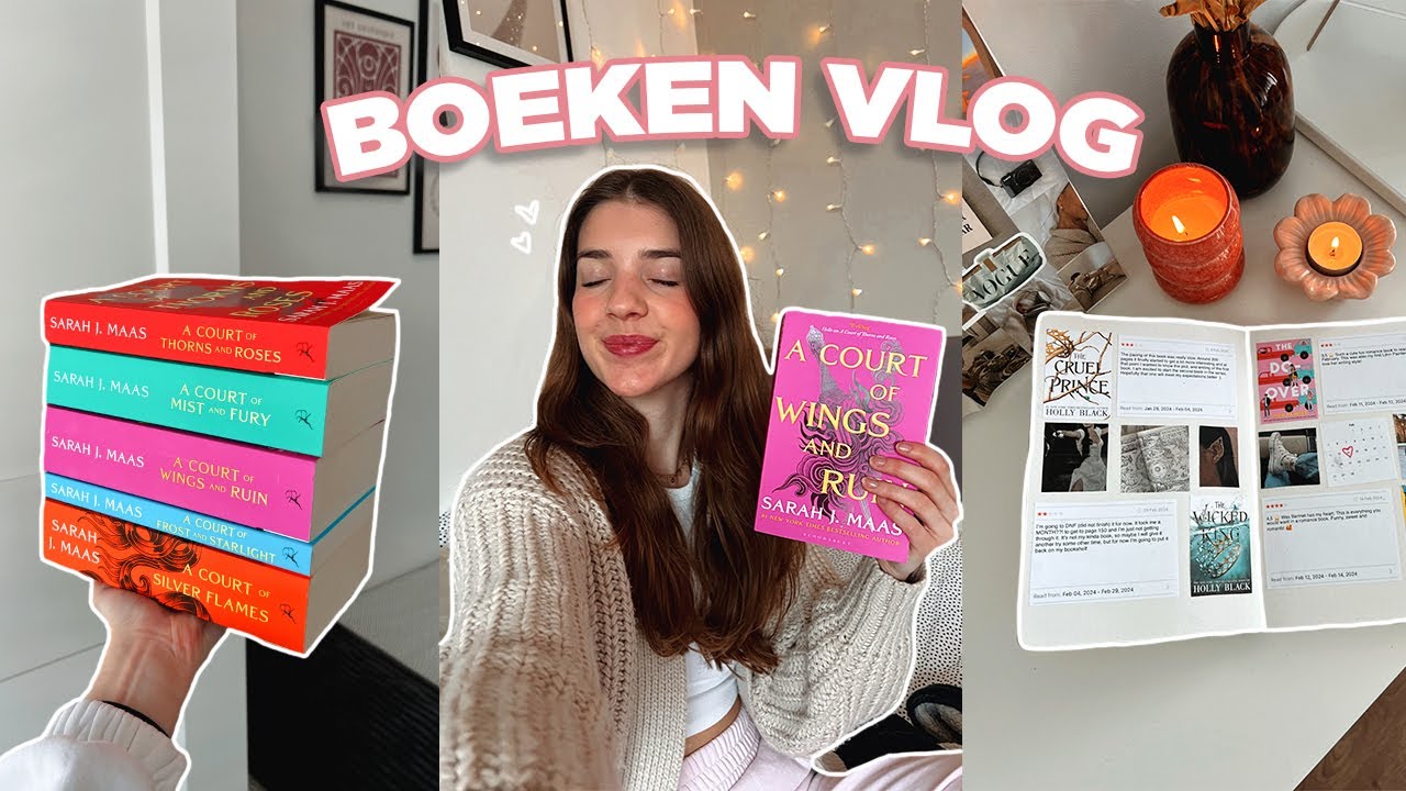 BOEKENVLOG 🩷 acowar lezen, boek journalen & mini shoplog ✨🧚&zwj;♀️ ☆ Zenne Bakens