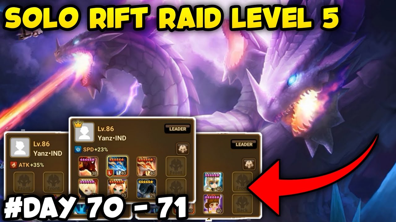 CEPET BANGET!!! 😱 F2P SOLO RAID LEVEL 5 FAST TEAM || Summoners War Indonesia