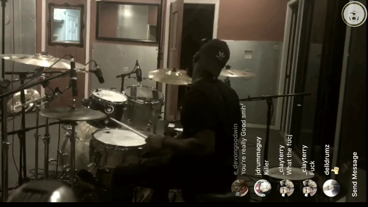 CJ THOMPSON CRUSHING IN THE STUDIO ON IG LIVE!!