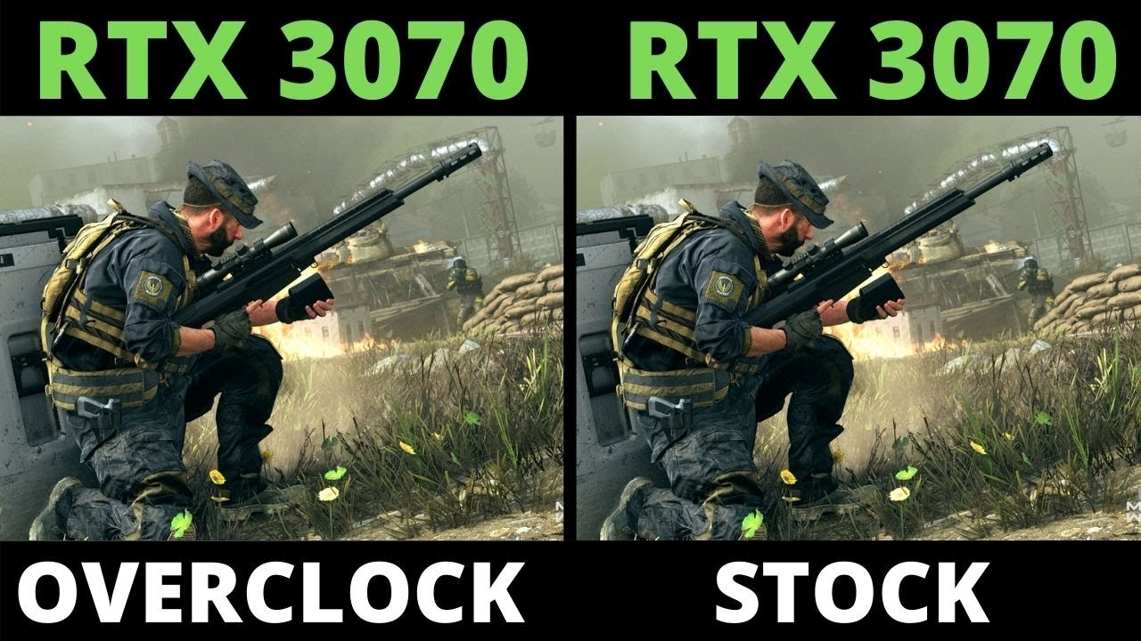 RTX 3070 OVERCLOCK VS STOCK (NON OC) TEST IN 10 GAMES