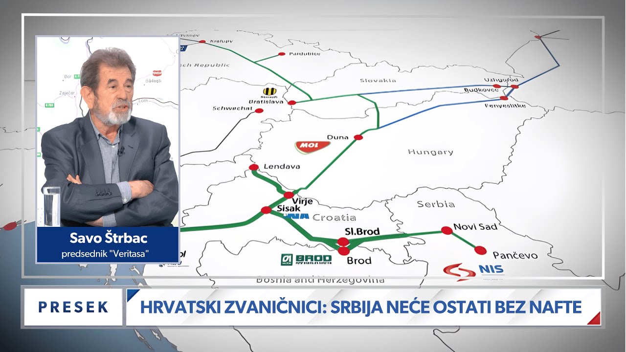 Kakva je budućnost saradnje JANAF i NIS: Energetski tokovi spajaju Srbiju i Hrvatsku