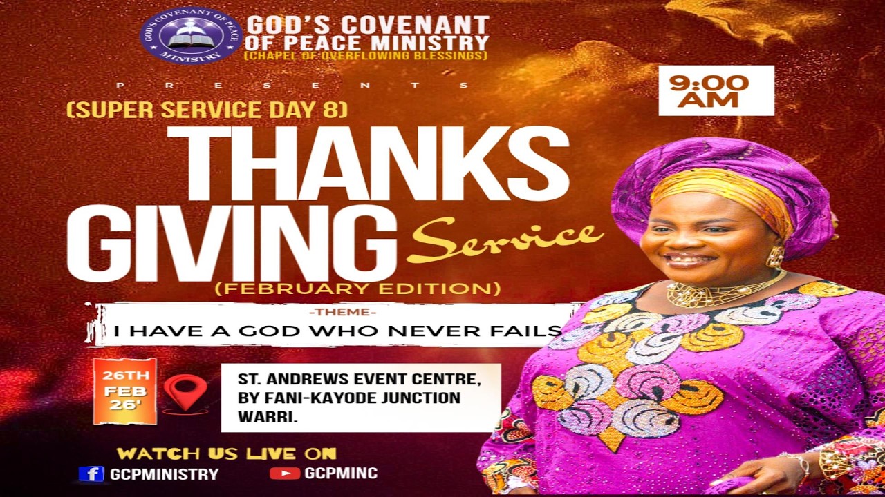 SUPER SERVICE II DAY 8 II THANKSGIVING SERVICE (FEB EDITION) II EVANG JOY ISOKEN MOMOH II 26-02-2026